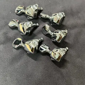 크롬 기타 페그 6개 세트