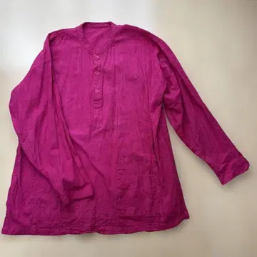 젠 선생님의 일상복 헨리 긴팔 풀오버 얇은 소재 M