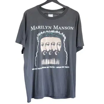 90년대 Marilyn Manson Believe 빈티지 T셔츠