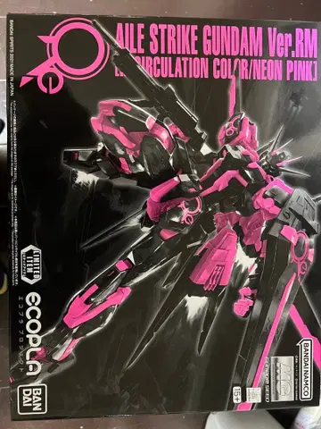 MG 에일 스트라이크 건담 RM 리서큘레이션 컬러 네온 핑크