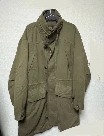 남성용 올리브 밀리터리 자켓 모즈 코트 빈티지 가격 인하 협상 가능