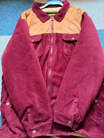 atlas for men 플리스 자켓 3XL 버건디 브라운