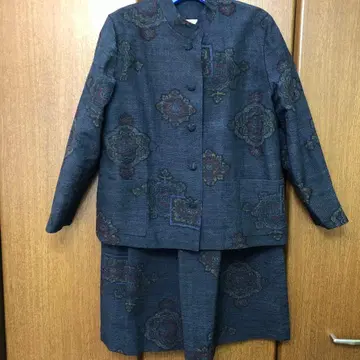 오시마 명주 진흙 염색 스커트 셋업