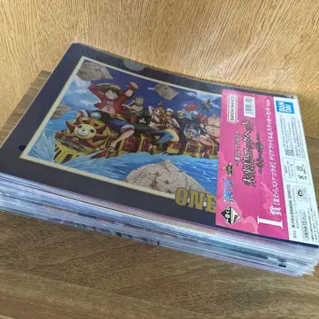 [ 1장당 50엔 ] 제일복권 클리어 파일 60장 묶음 판매 원피스 외