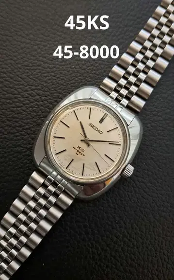 45KS 45-8000 쿠션 케이스 논데이트 수동 와인딩 시계