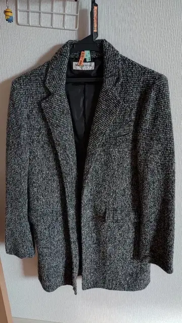 VANQUISH 트위드 체스터 코트 L 사이즈