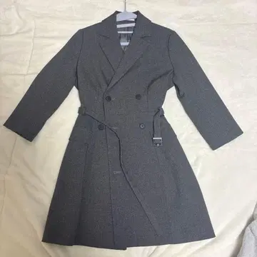 [새상품급] snidel 트렌치코트풍 원피스 그레이