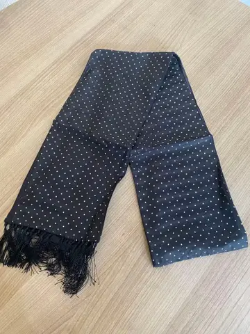 돌체앤가바나 스톨 머플러 실크 도트 무늬