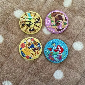 디즈니 자수 캔배치 2개 묶음 판매