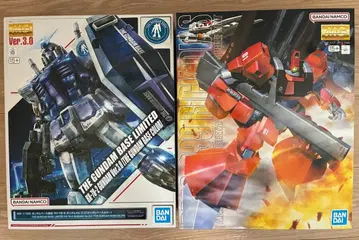 MG 릭 디아스 쿠와트로기 & MG 건담베이스 한정판 건담 Ver.3.0