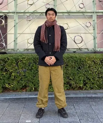 BEAMS 웨빙 웜 이지 팬츠