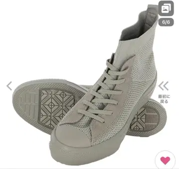 컨버스 하이컷 스니커즈 니트