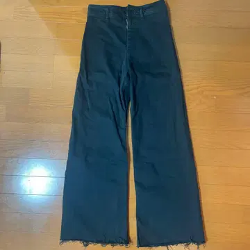 ZARA 마린 스트레이트 데님 다크 그레이