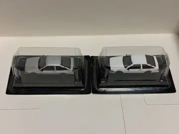 교쇼 1/64 도요타 스프린터 트레노 AE86 2대 세트