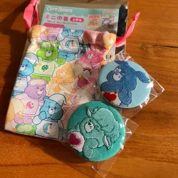 케어베어 시크릿 자수 캔뱃지 미니 복조리 세트