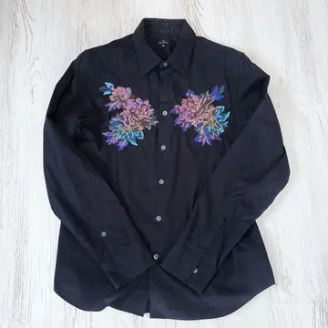 Paul Smith 꽃 자수 긴팔 셔츠