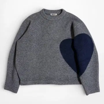 NKNIT 하트 패턴 니트 스웨터