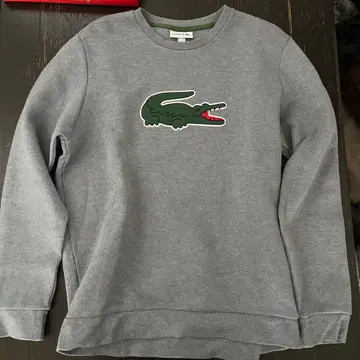 LACOSTE 그레이 맨투맨 US L