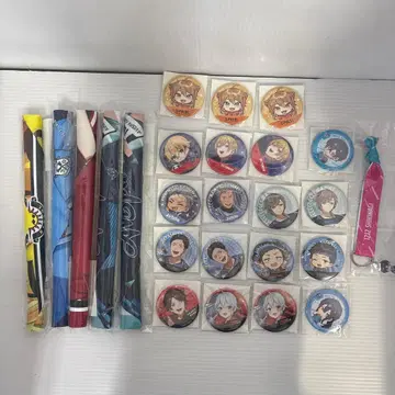 J1 18 클럽 x 니지산지 캔뱃지 페넌트 브레스레드 세트