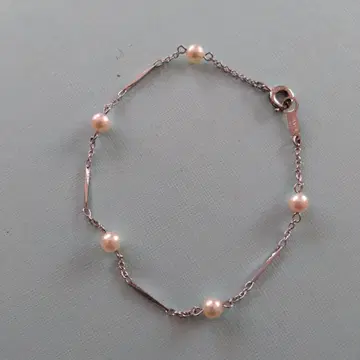 실버 925 펄 팔찌