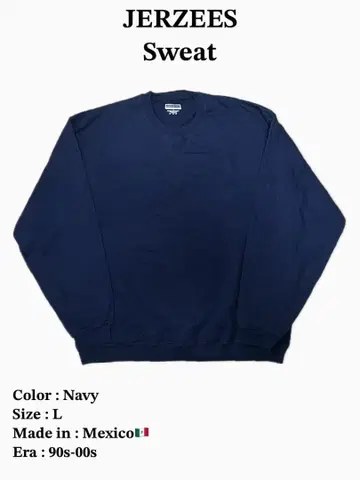 USA 구제 의류 JERZEES 맨투맨 L