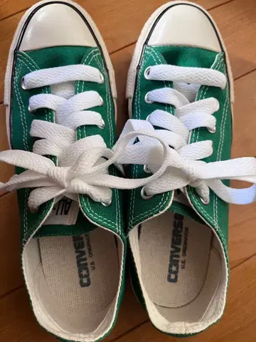 컨버스 올스타 그린 23.5 컨버스 캔버스 스니커즈