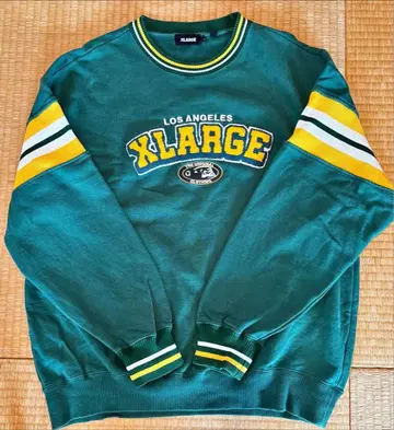 XLARGE 그린 맨투맨 트레이닝복 L