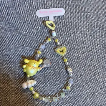 미사용 새상품 폼폼푸딩 일본 미발매 폰 스트랩