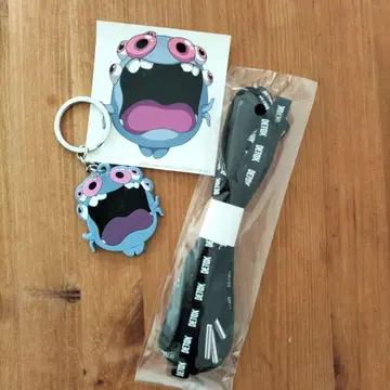 원오크록 캐릭터 키링과 신발끈 세트