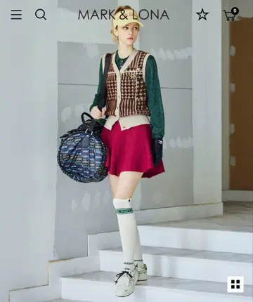 새상품 택 포함 MARK & LONA 마크앤로나 니트 베스트 2025