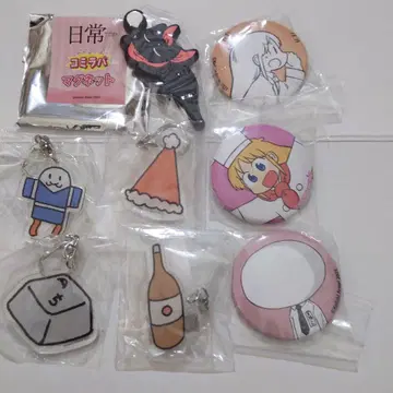 일상 캐릭터 마그넷 세트 아크릴 키링 캔뱃지