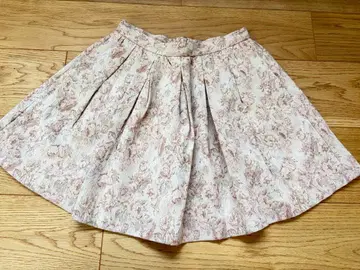 dazzlin 다즐린 플레어 스커트 자카드 꽃무늬 S size