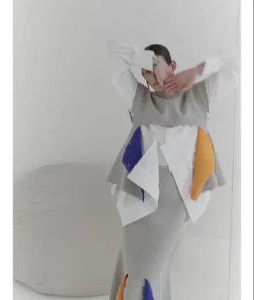 UN3D 아츠리도 멀티 컬러 2WAY 케이프 베스트