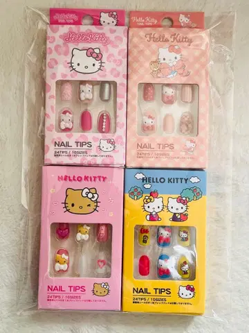 헬로키티 네일 칩 4종 세트