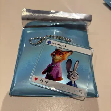 주토피아2 오마이카페 아크릴 키링 닉 & 주디 2