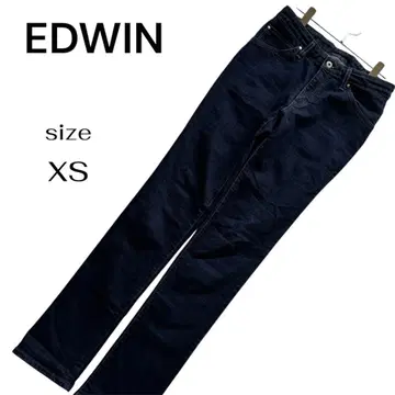[새상품급] EDWIN 에드윈 저지 슬림 다크 네이비 XS 일본제