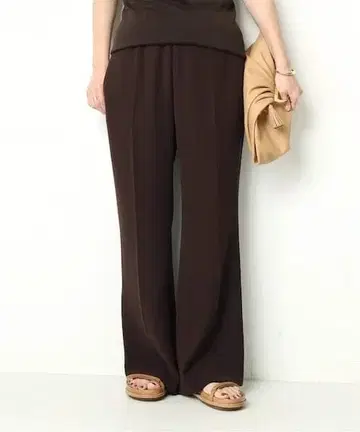 Deuxieme Classe 폴리에스테르 이지 팬츠 36