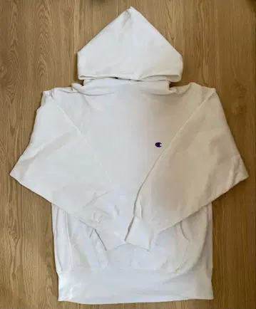 Champion 리버스 위브 후드티 화이트 usa제 90s