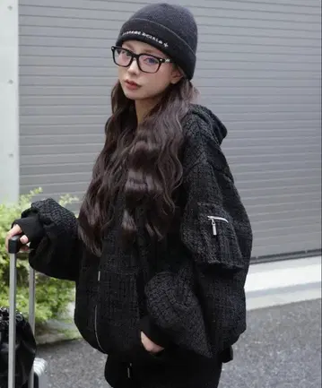 트위드 카고 셋업