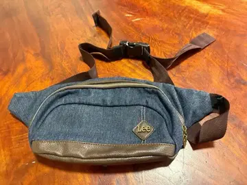 Lee 데님 바디백 네이비