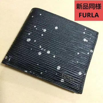 새상품급 FURLA 훌라 이단 접이 가죽 지갑 동전 지갑 있음