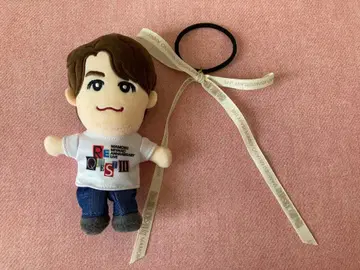 미야노 마모루 봉제 인형 참 리본 고무