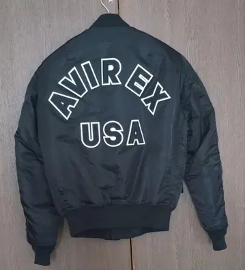 AVIREX MA-1 플라이트 자켓 블랙