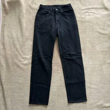 Lee 블랙 데님 스트레이트