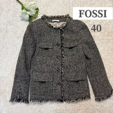 새상품급 FOSSI 노카라 자켓 40