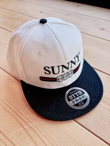 남성용 캡 모자 써니 사이다 화이트