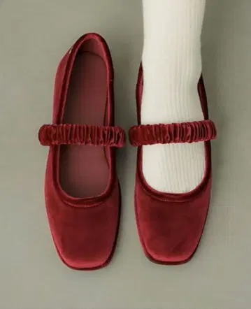 muku 발레 슈즈 펌프스 BALLET SHOES / VELOUR