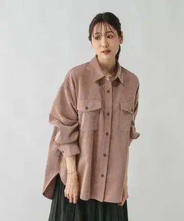 GLOBAL WORK 이지케어 코듀로이 셔츠