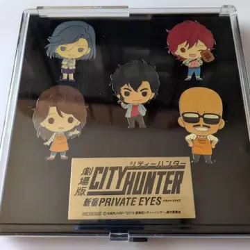 시티 헌터 신주쿠 프라이빗 아이즈 핀 배지 5개 세트