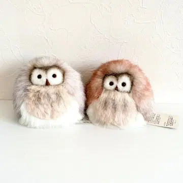 몽 스이유 루이즈 올빼미 봉제 인형 2종 세트 일본제